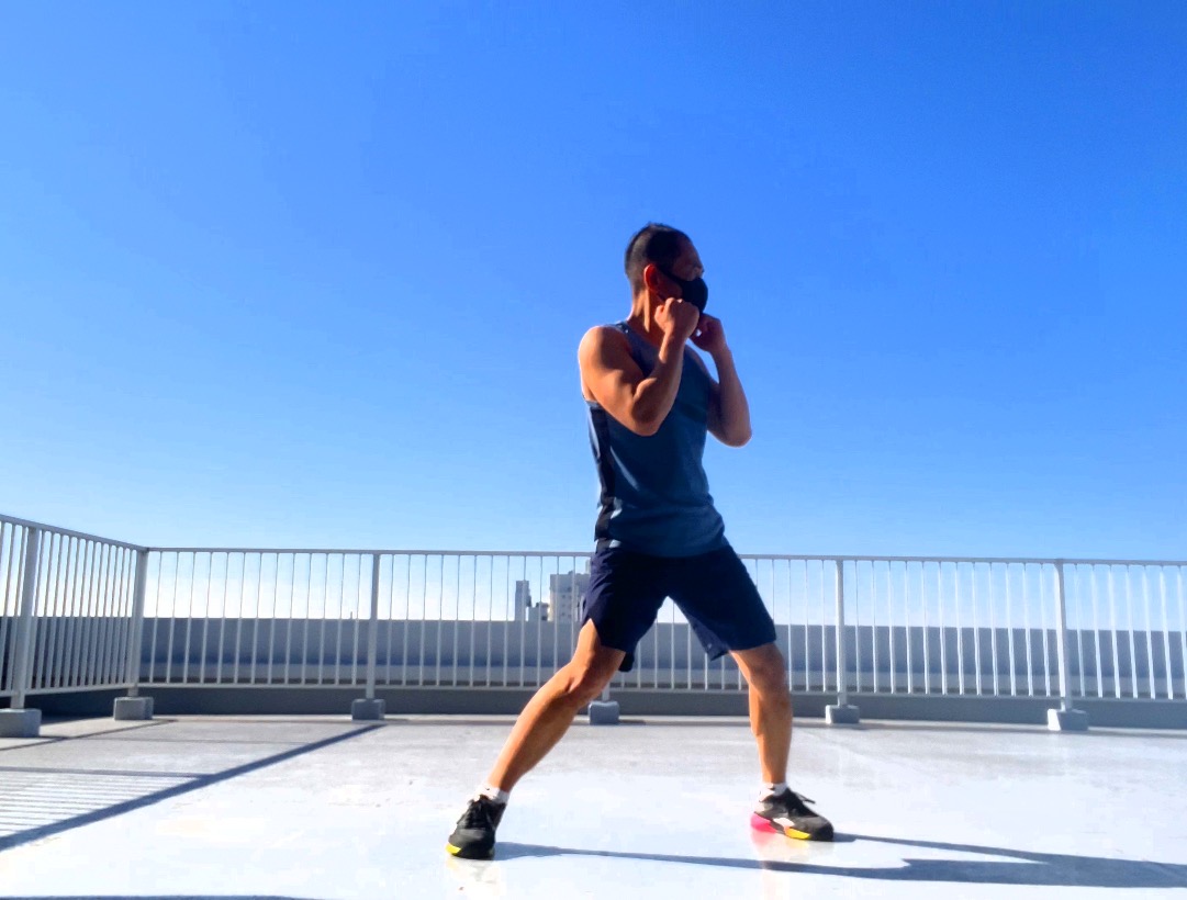 ボディコンバット,レスミルズ,レスミルズインストラクター,ボディコンバット93,ウォーミングアップ上半身,ポイント